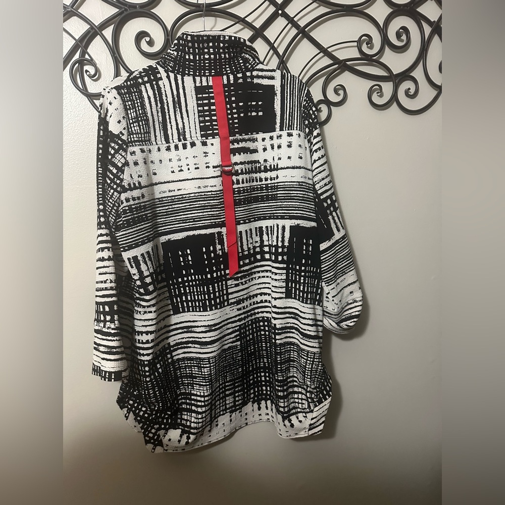 Black and White Women's Jacket - Picture 2 of 3